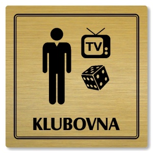 Klubovna, 148x148mm, zlatá, Utah